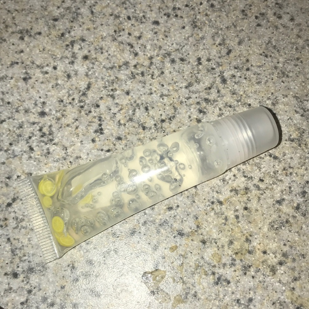 Lemon water lip gloss!